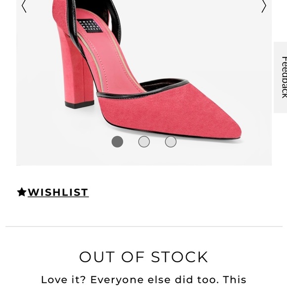 White House Black Market Mary Jane Pumps Pink & Black - Picture 6 of 6